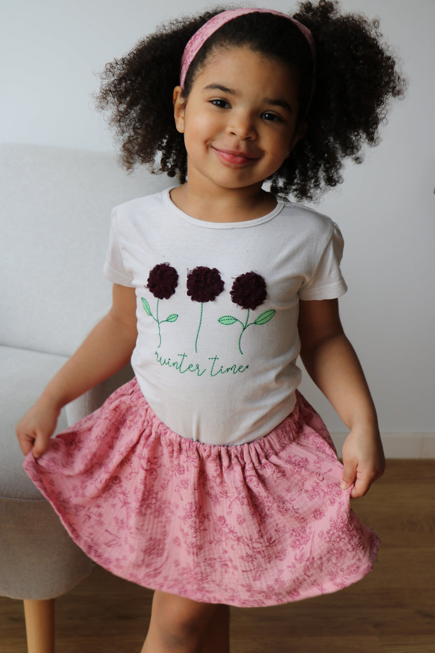 Tuto couture jupe + bandeau de 2 à 8 ans