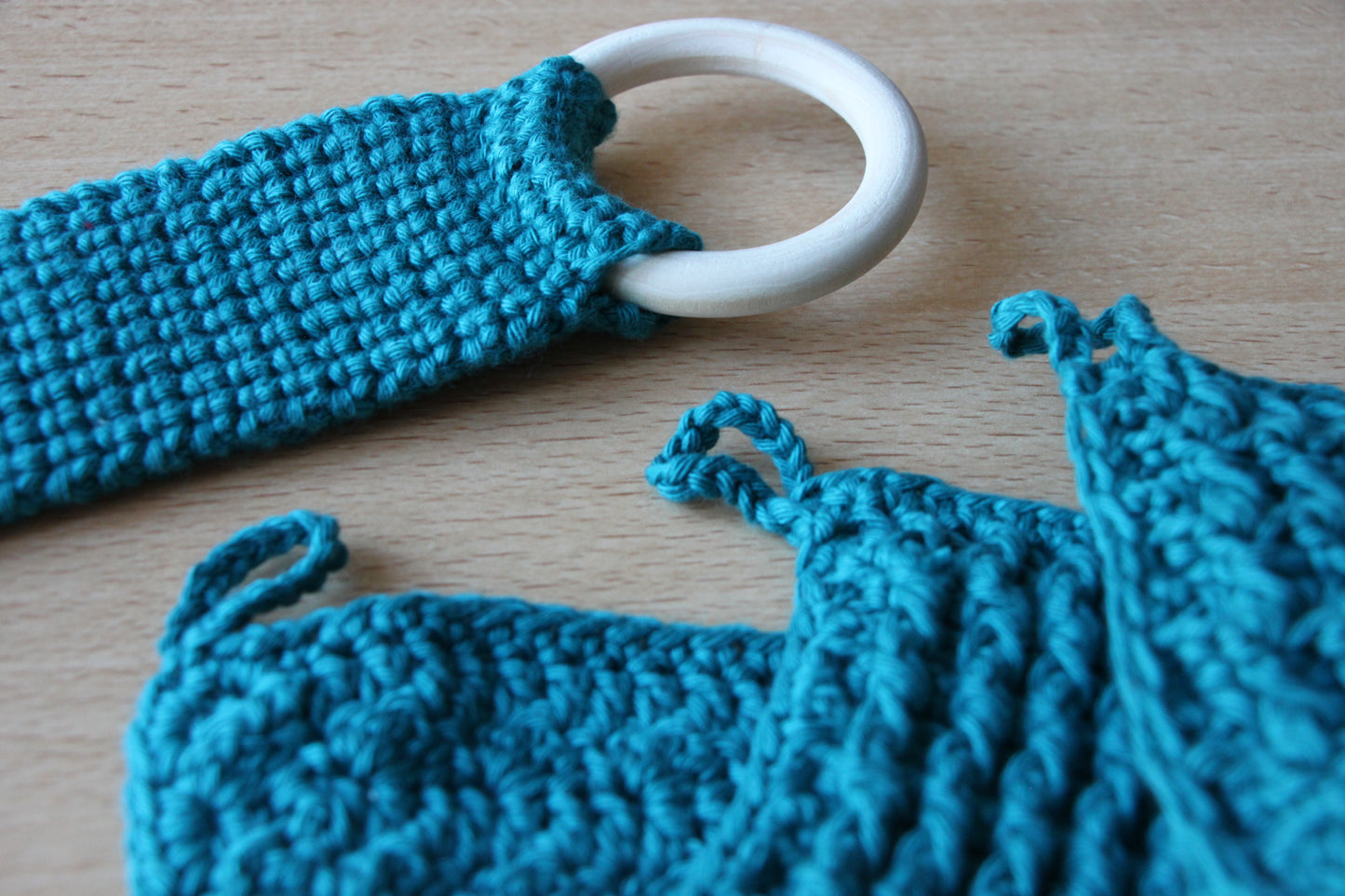 Lot accessoires de cuisine bleu sarcelle