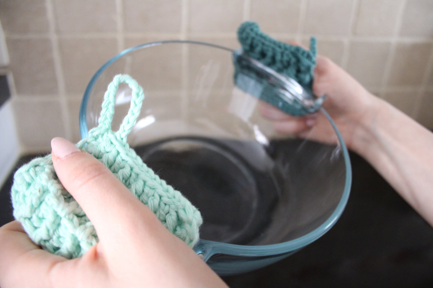 Lot accessoires de cuisine bleu Tiffany et turquoise
