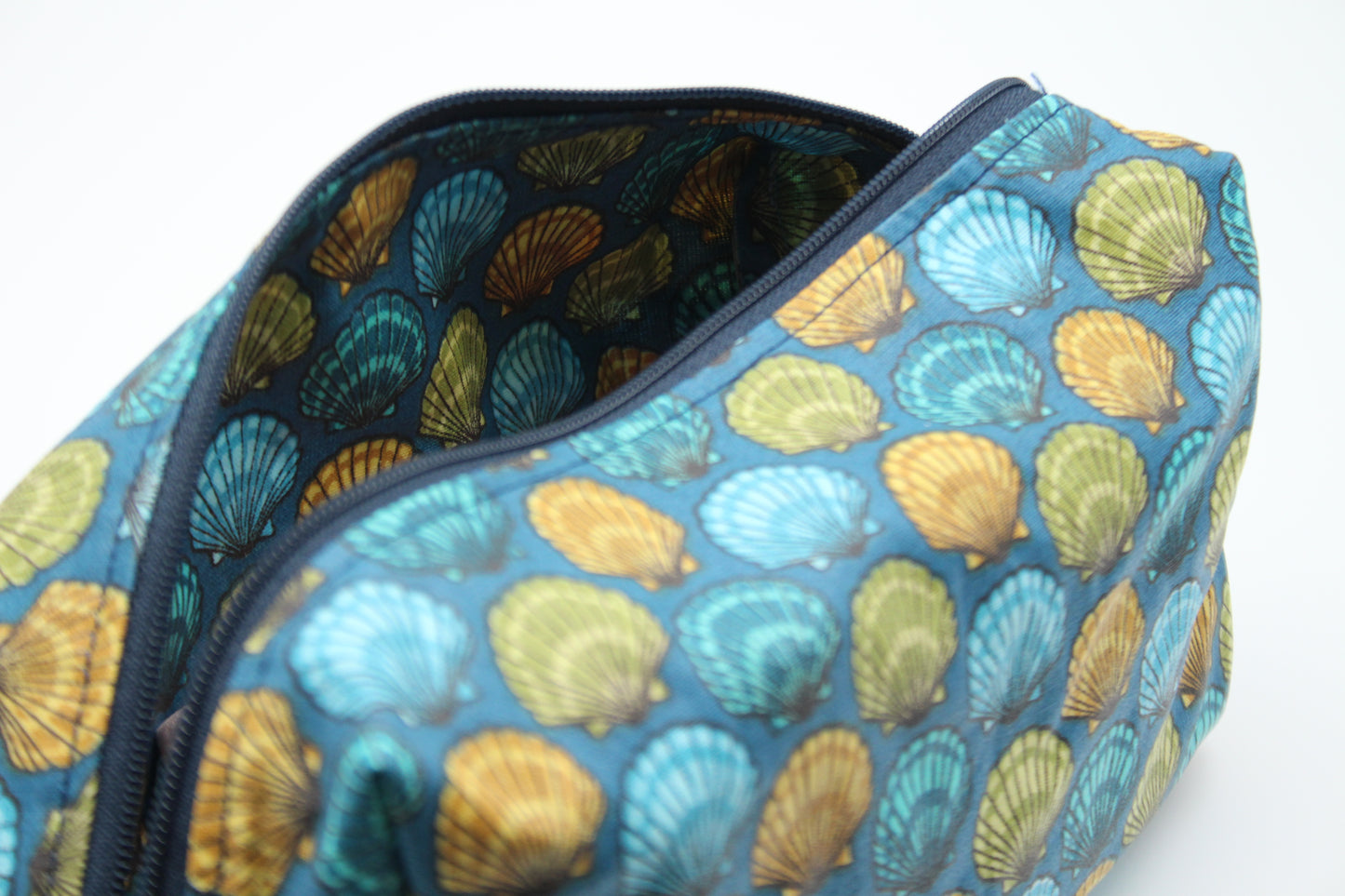 Trousse à motif coquillages