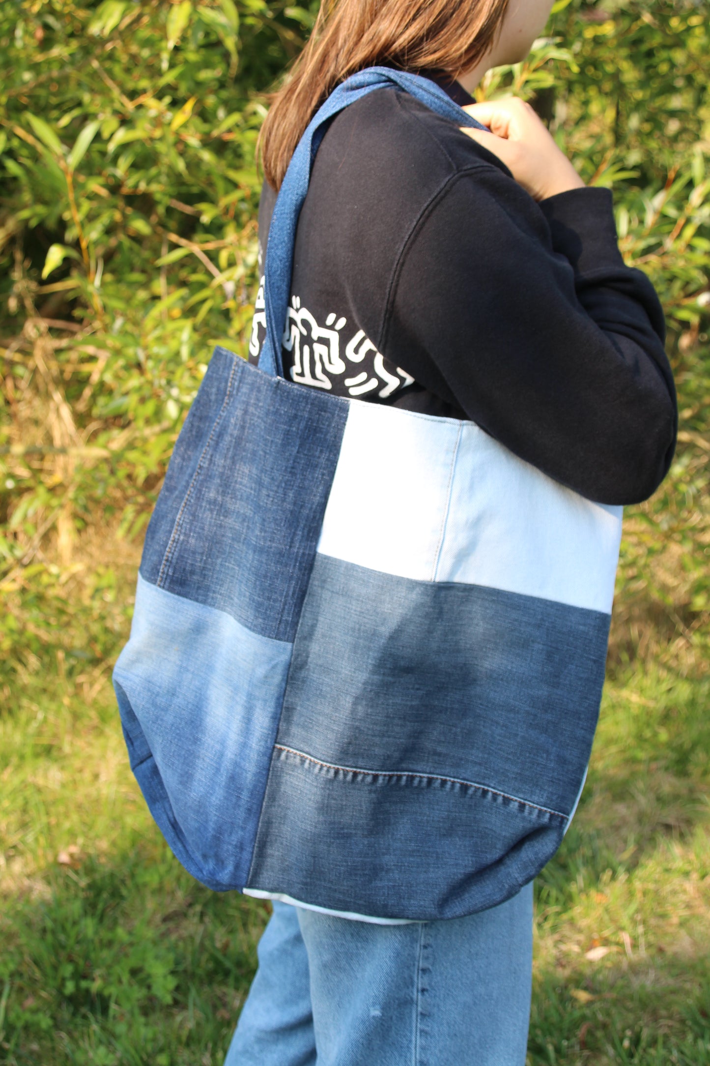 Sac cabas en jeans recyclé
