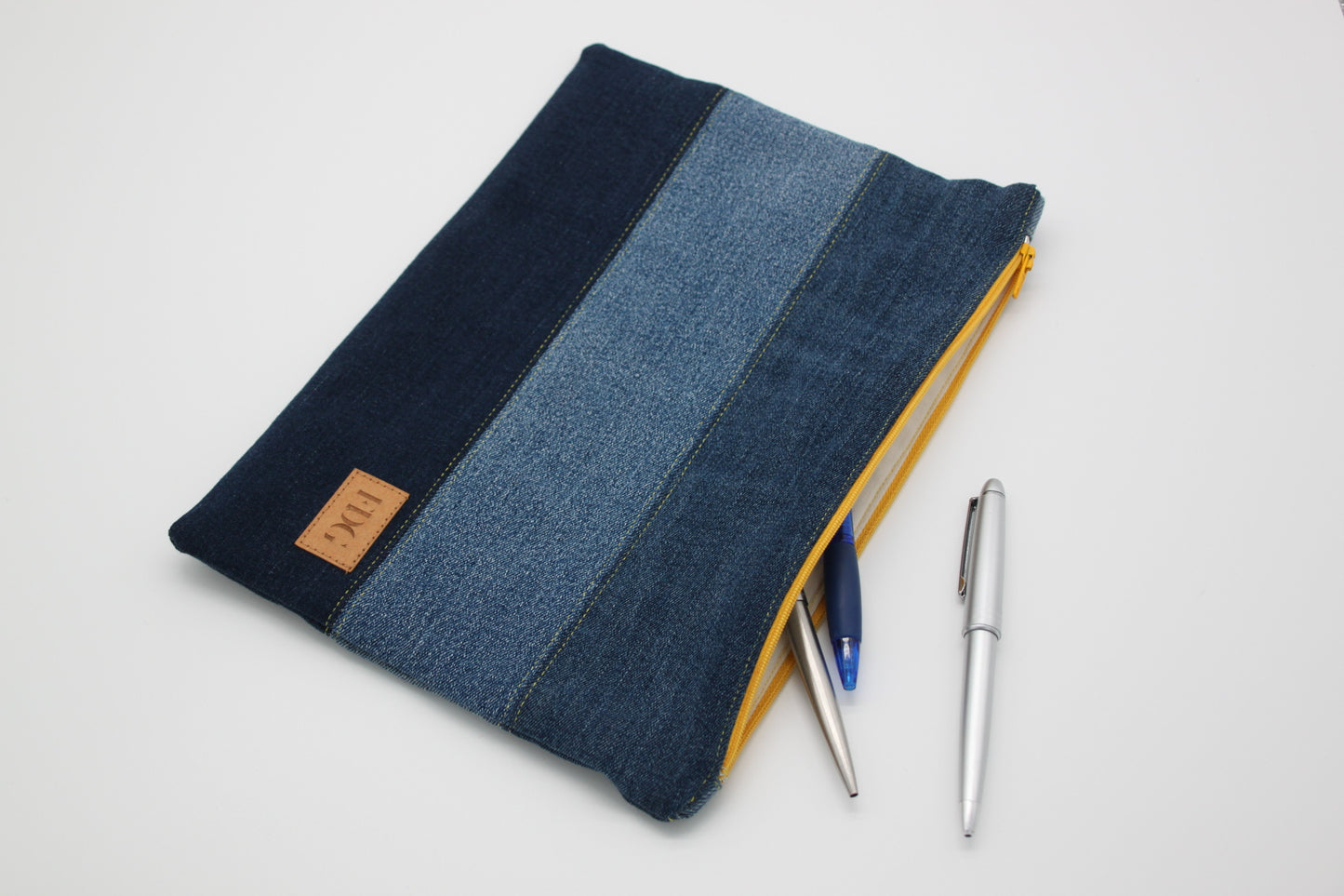 Pochette en jeans recyclé Tia