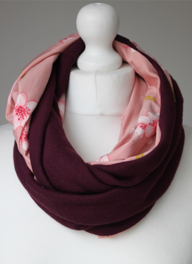 Tuto snood double tour de cou adulte en PDF