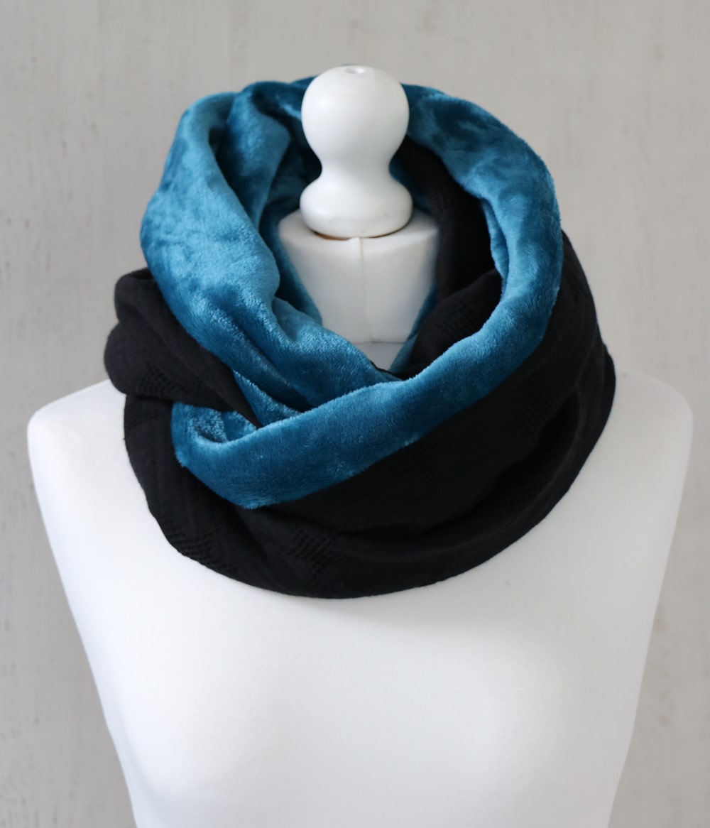 Tuto snood double tour de cou adulte en PDF