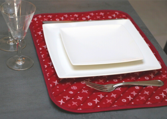 Tuto couture set de table matelassé en PDF